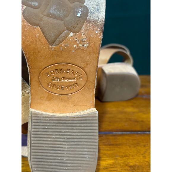 Korkease heeled leather sandal size 9 - Picture 5 of 8